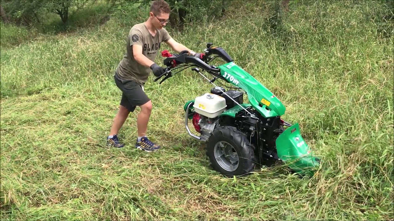 Einachser FERRARI 370 Hydrostat mit Doppelmesserbalken