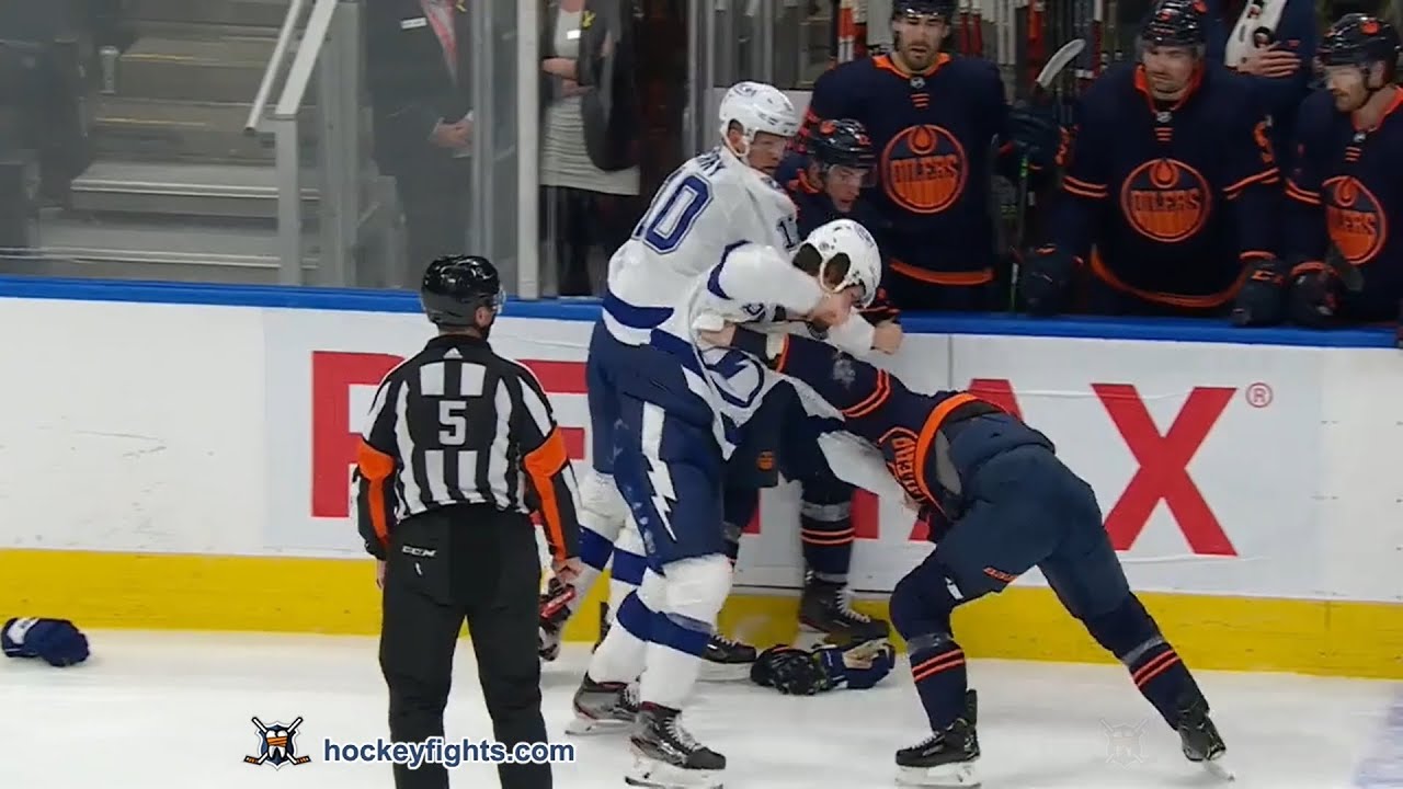Mikhail Sergachev vs Josh Archibald Mar 12, 2022
