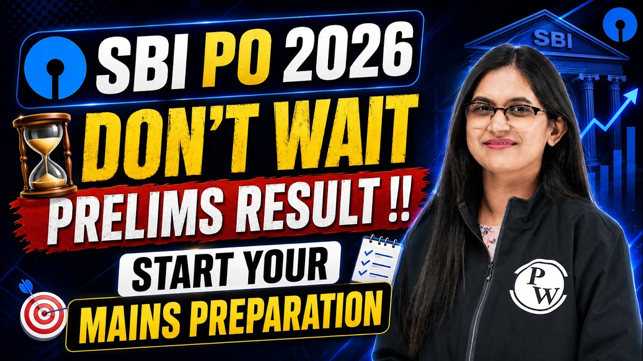 SBI PO 2026 Mains Strategy | Complete Roadmap After Prelims | by Sushmita Ma'am