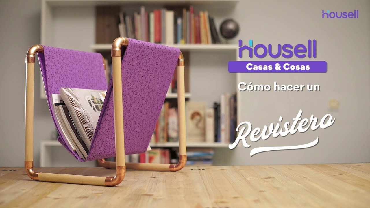 DIY: c&oacute;mo hacer un revistero