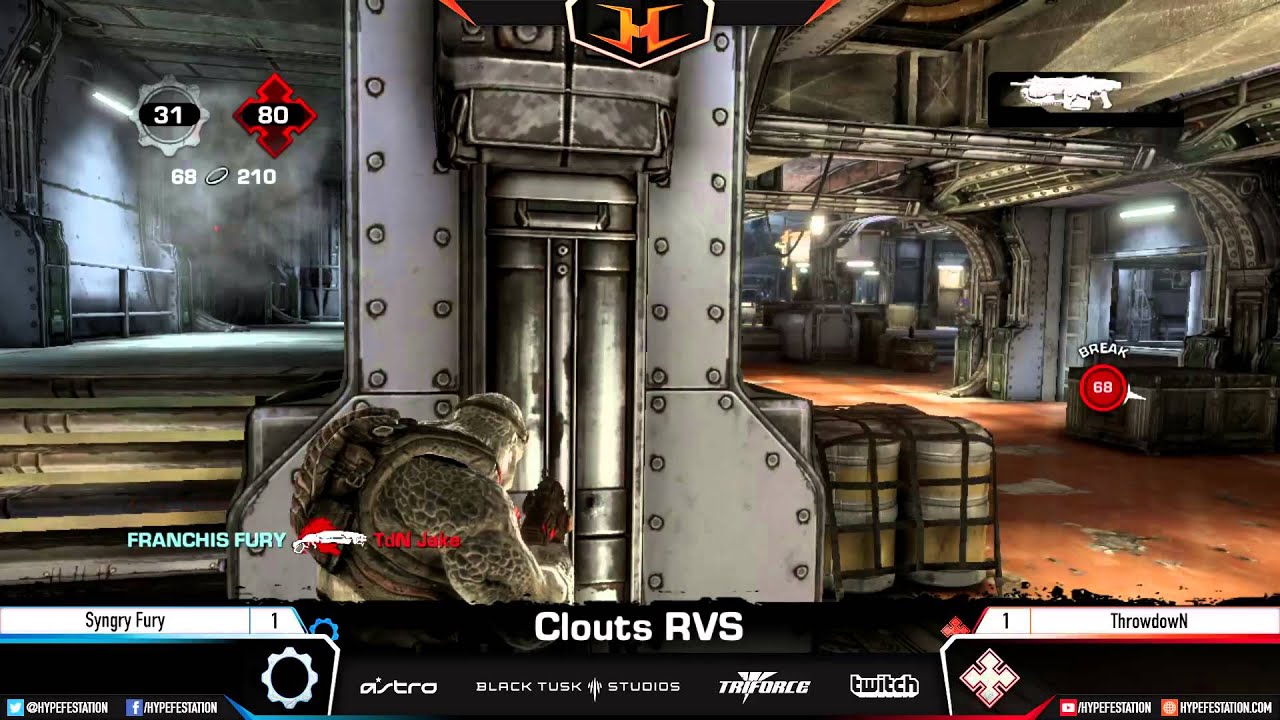 Synrgy Fury vs Throwdown: Aftermath Tournament WB Semifinals (GOW3)