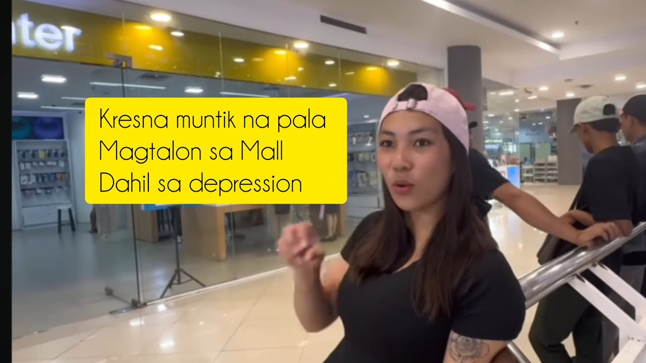 Muntik na Pala sya tumalon sa Mall dati #trending #krespau #viral #viralvideo 
