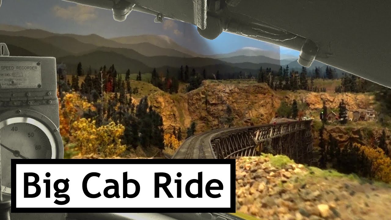 The Big Cab Ride (Eastbound) at the Colorado Model Railroad Museum (revised)
