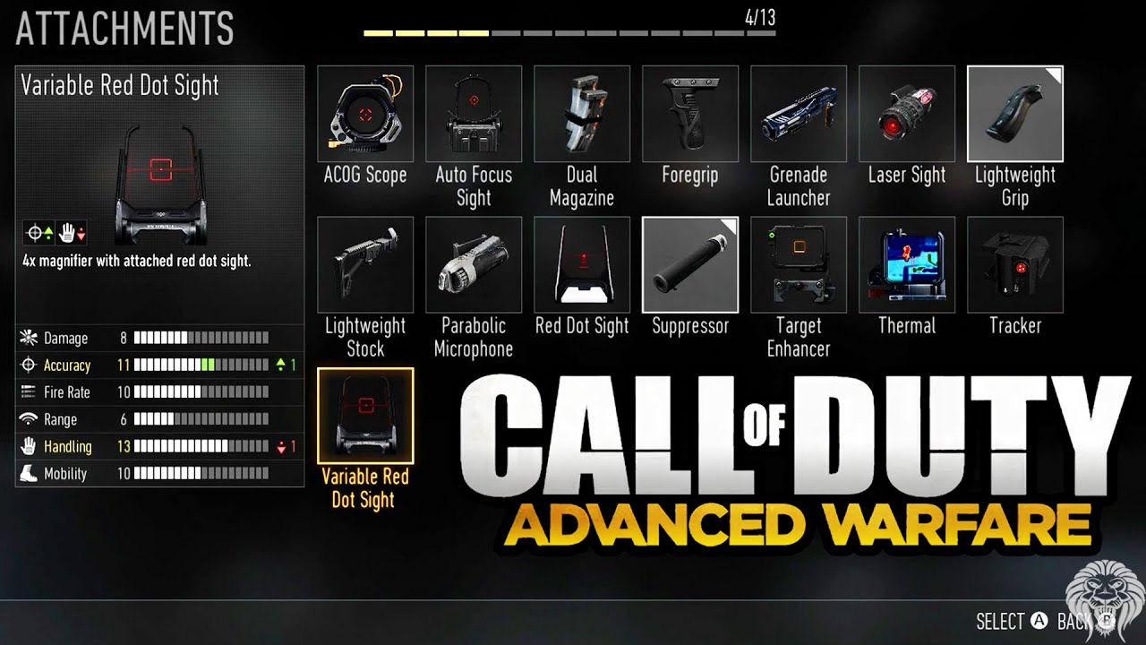 COD Advanced Warfare: MULTIPLAYER MENU - All Weapons, Attachments, Perks, Abilities(Call of Duty AW)