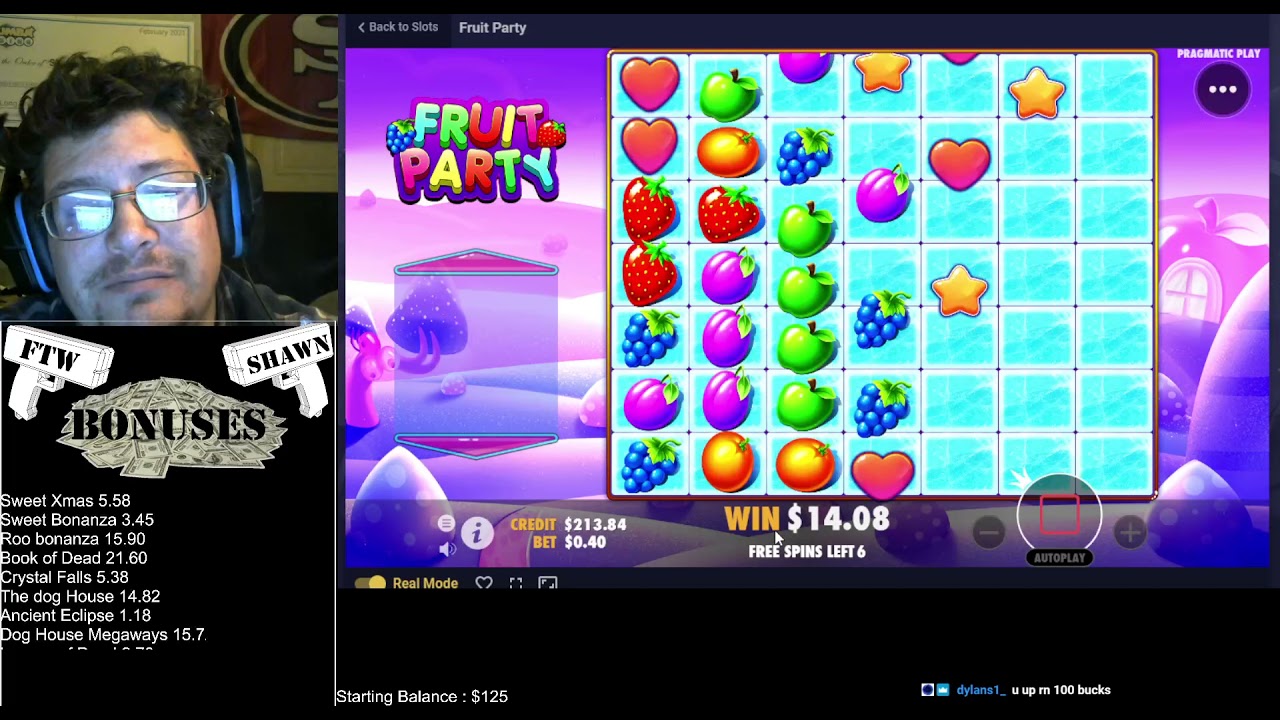 Fruit Party Almost Max Wins!
