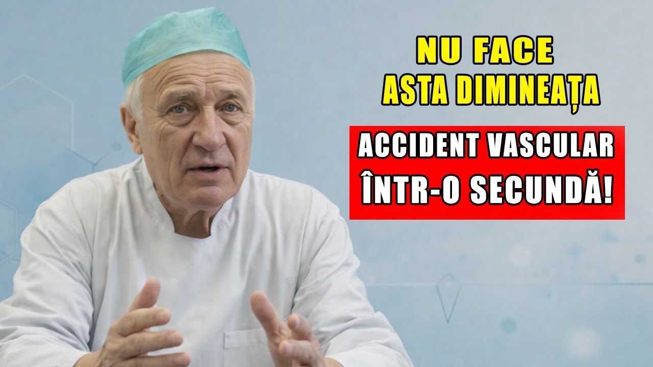 Accidentul vascular cerebral începe dimineața. Greșeala pe care o fac milioane de oameni după 60