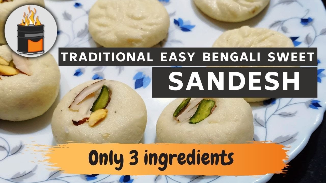 Easy Sandesh Recipe | Sondesh Recipe | How To Make Sandesh at Home With Only 3 Ingredients