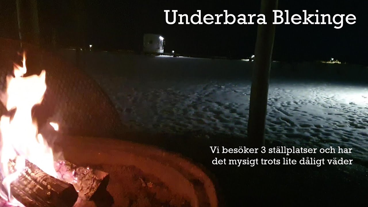 Härliga ställplatser i underbara Blekinge