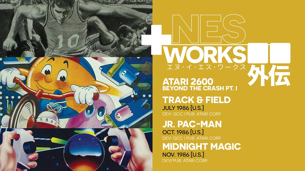 Junior edition: Jr. Pac-Man / Track & Field / Midnight Magic | NES Works Gaiden 75