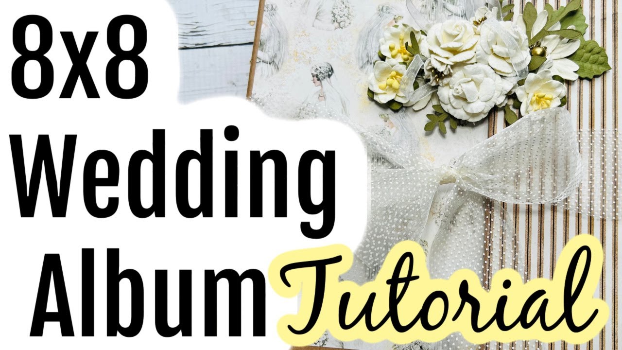 8x8 Wedding Album | Country Craft Creations | Heartfelt Creations Insta-Album | Tutorial