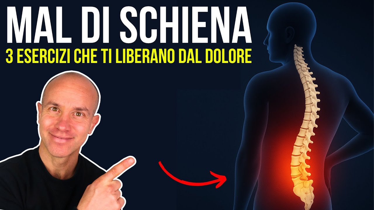 Mal di Schiena? Ecco 3 Esercizi Sicuri da Fare a Casa
