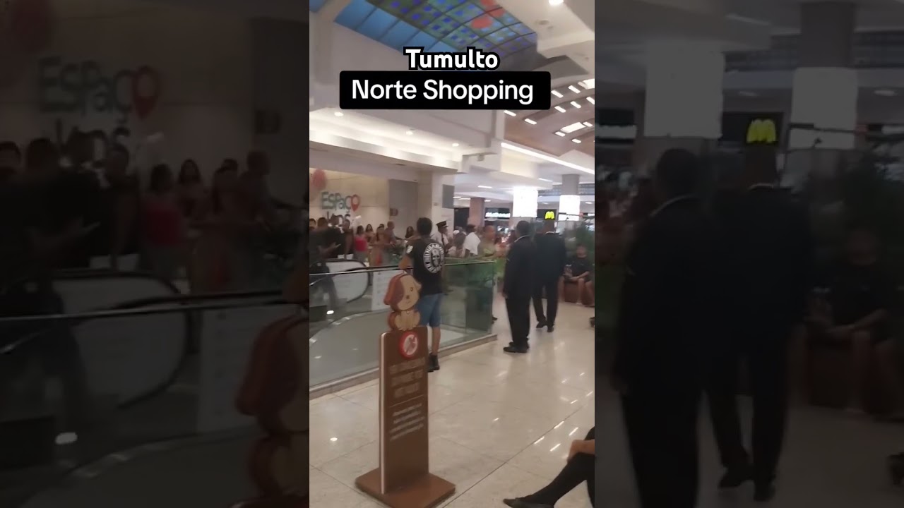 Confus&atilde;o e tumulto Norte Shopping RJ. #shorts #shortsyoutube #viralshort #fyp #fypyoutube