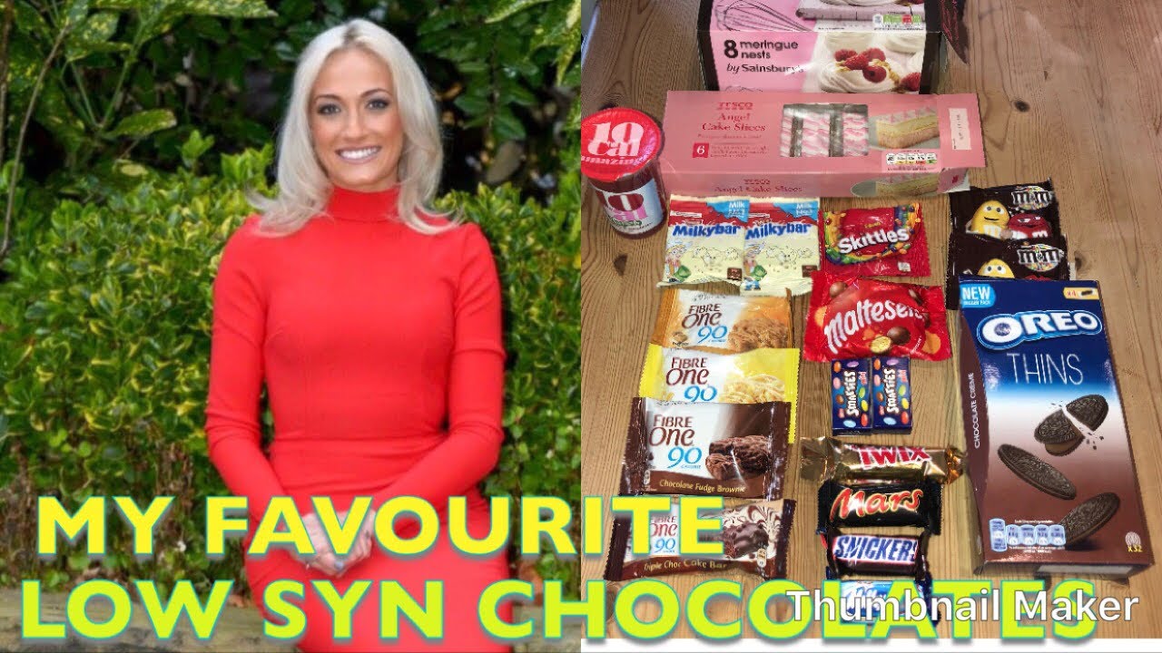TESCO TREAT SIZE CHOCOLATE HAUL/ THE SYN VALUES ON SLIMMING WORLD!!