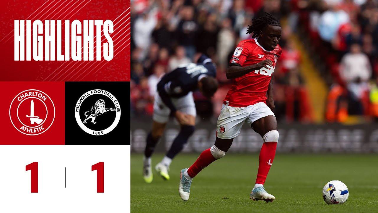 Highlights: Charlton 1 Millwall 1 (September 2025)