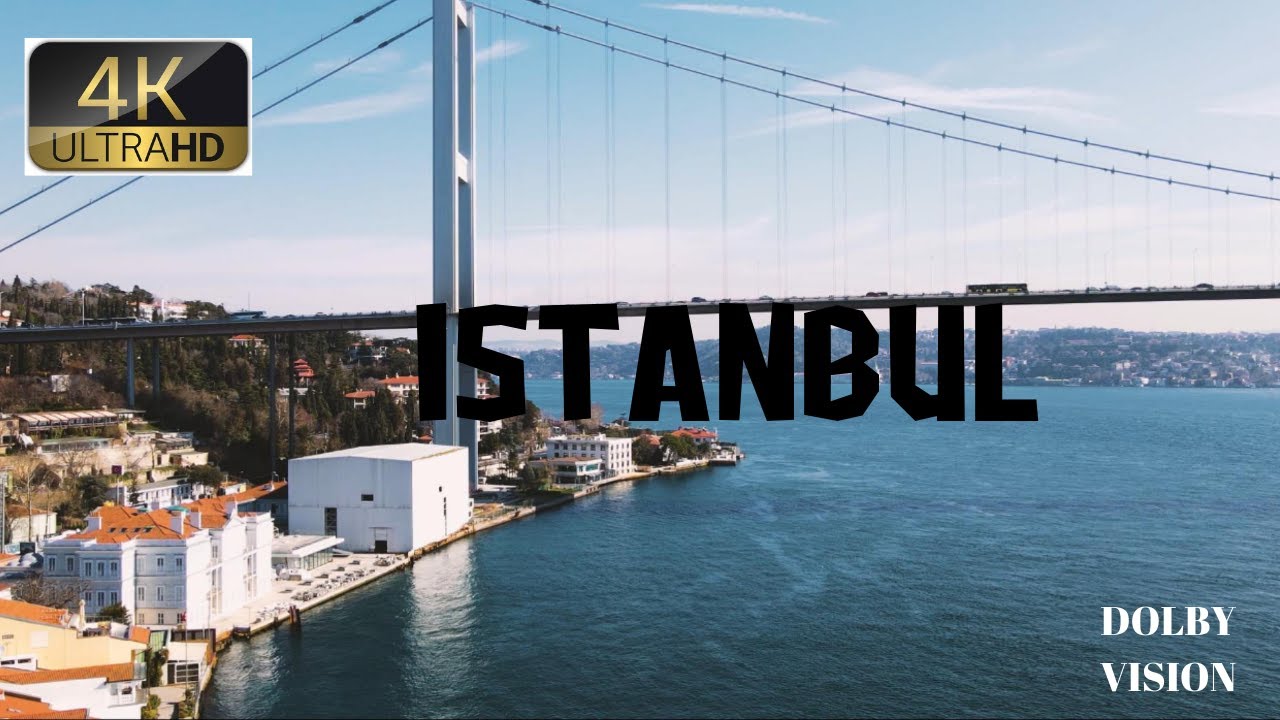 Enchanting Views of Istanbul | Relaxing Music & Cityscapes l Ultra HD-60 FPS - 4K