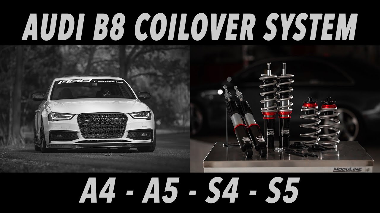Belly Scraping B8 // Audi A4 A5 S4 S5 Coilovers