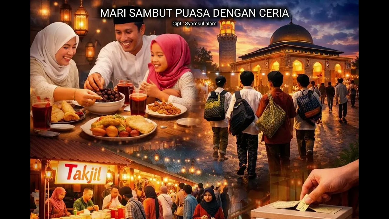 Mari Sambut Puasa Dengan Ceria  .. Cipt. Syamsul alam