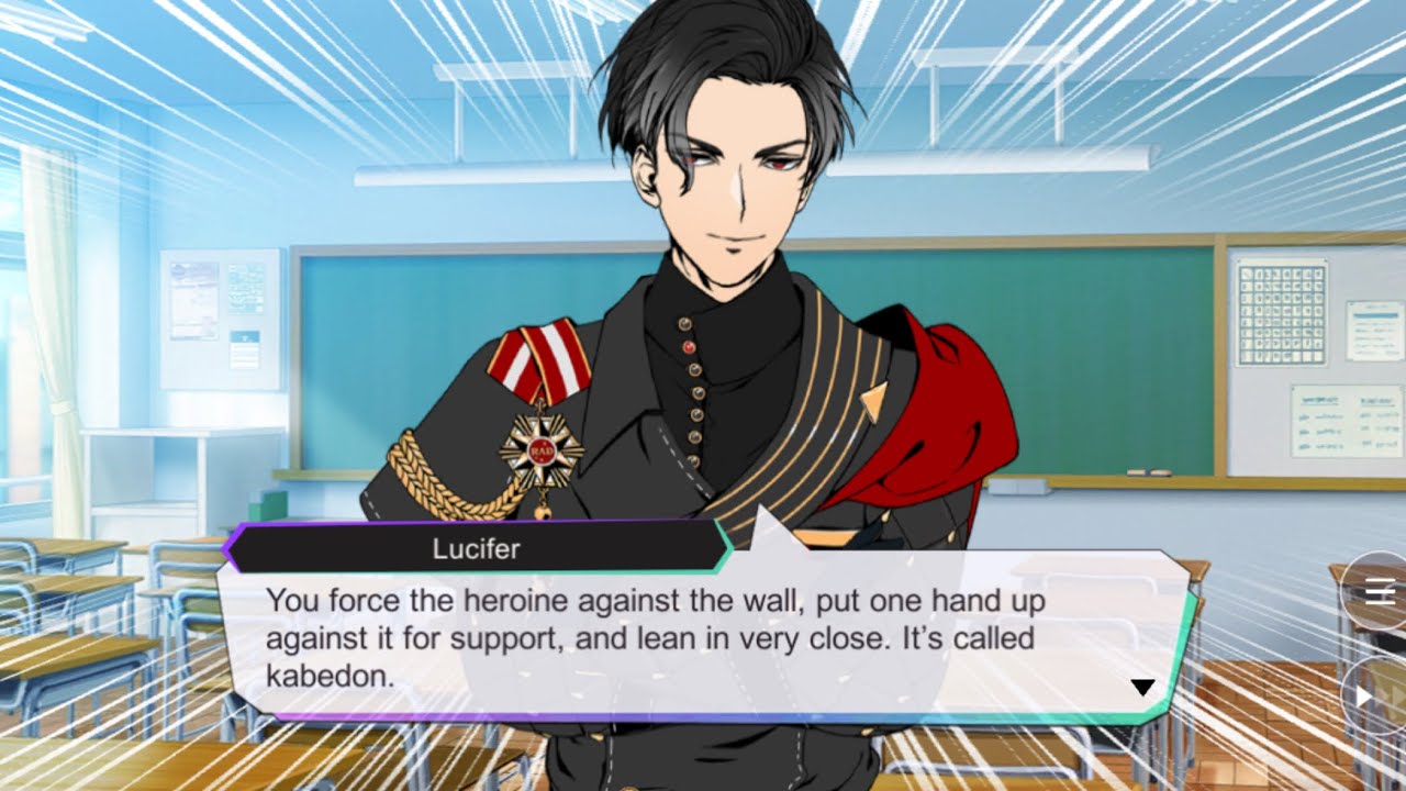 Obey Me Lucifer wants to Kabedon the MC