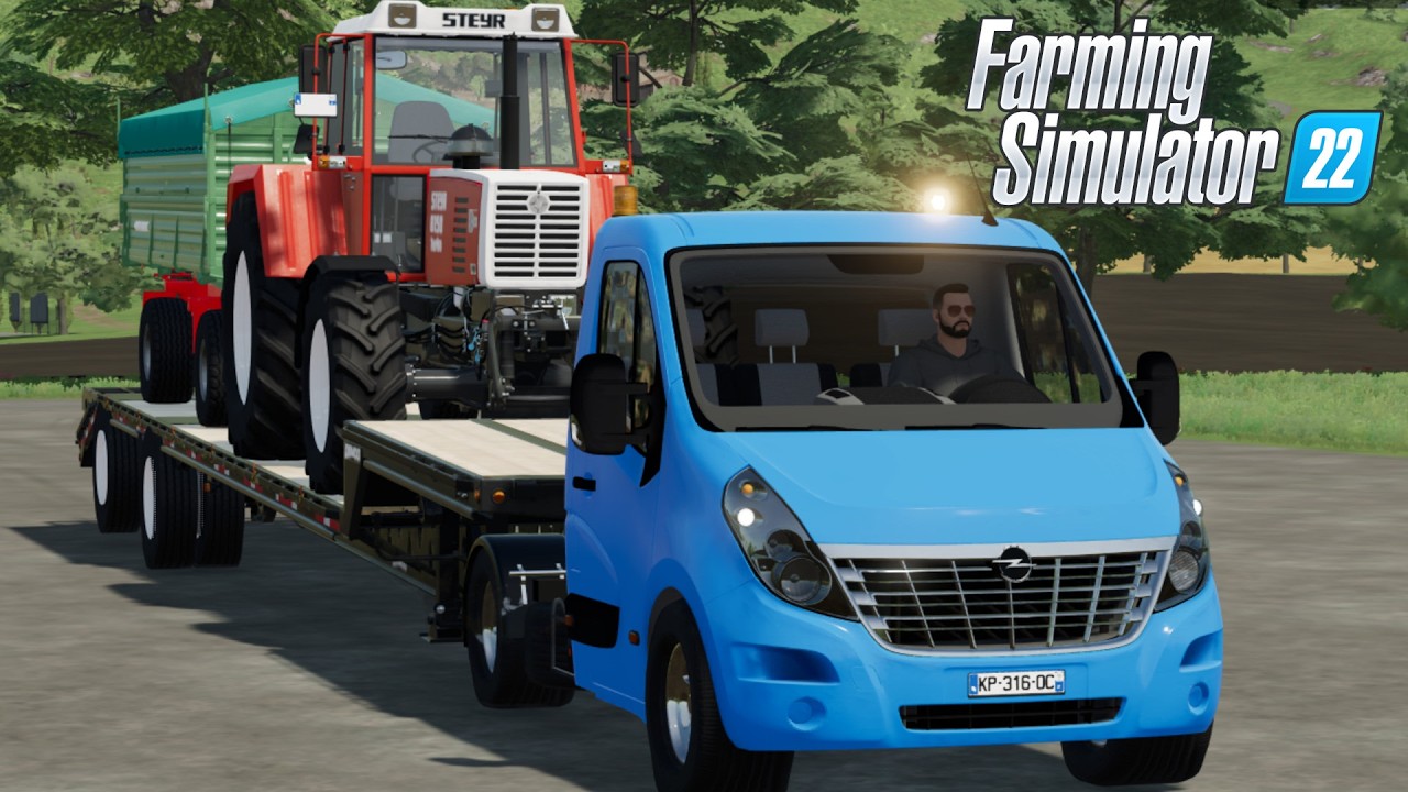 FS22 - Opel Movano VanTruck with TRAILER HITCH - NEW Car mod for Farming Simulator 2022 Roleplay