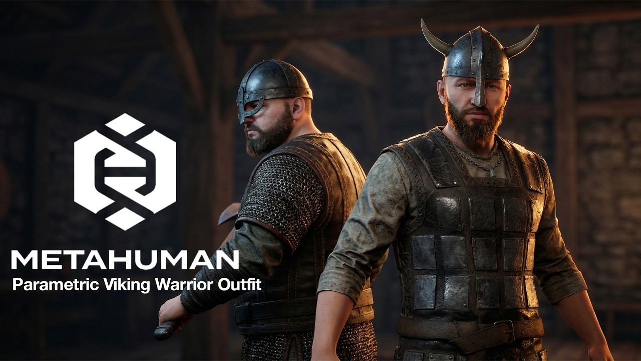 Parametric Viking Warrior Outfit For Metahuman