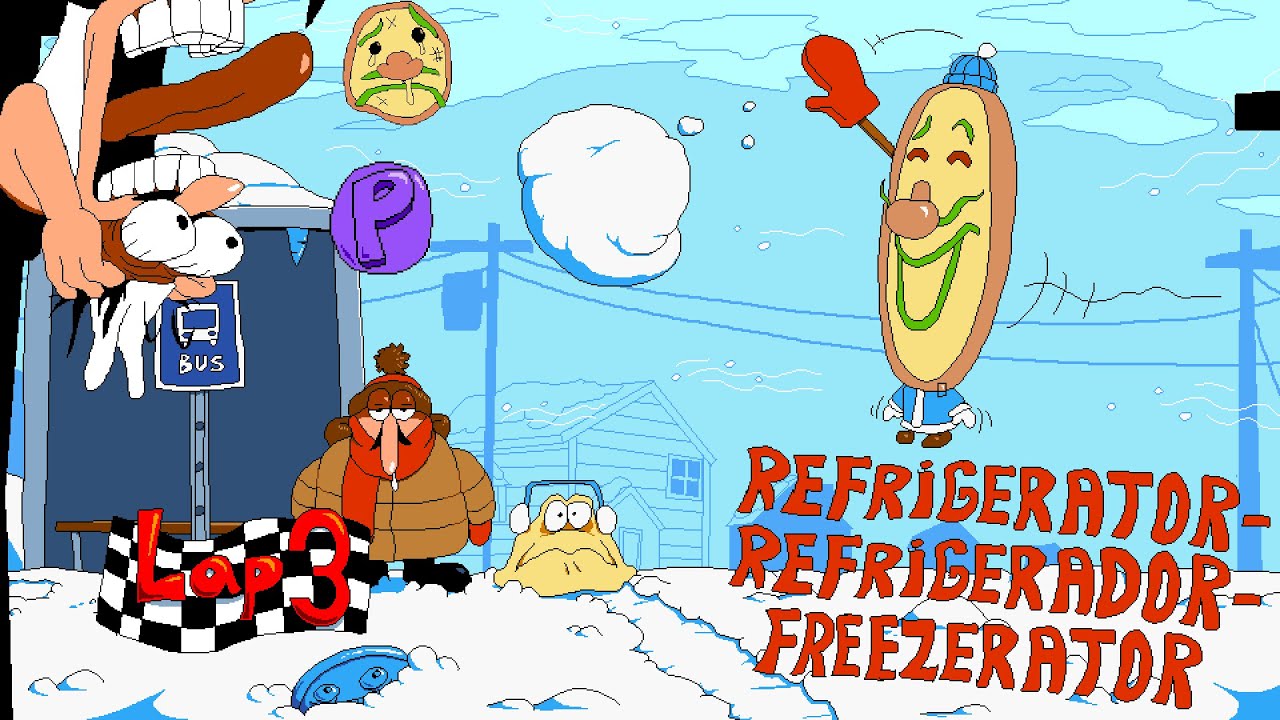 Pizza Tower - Refrigerator-Refrigerrador-Freezerator Lap 3 P Rank