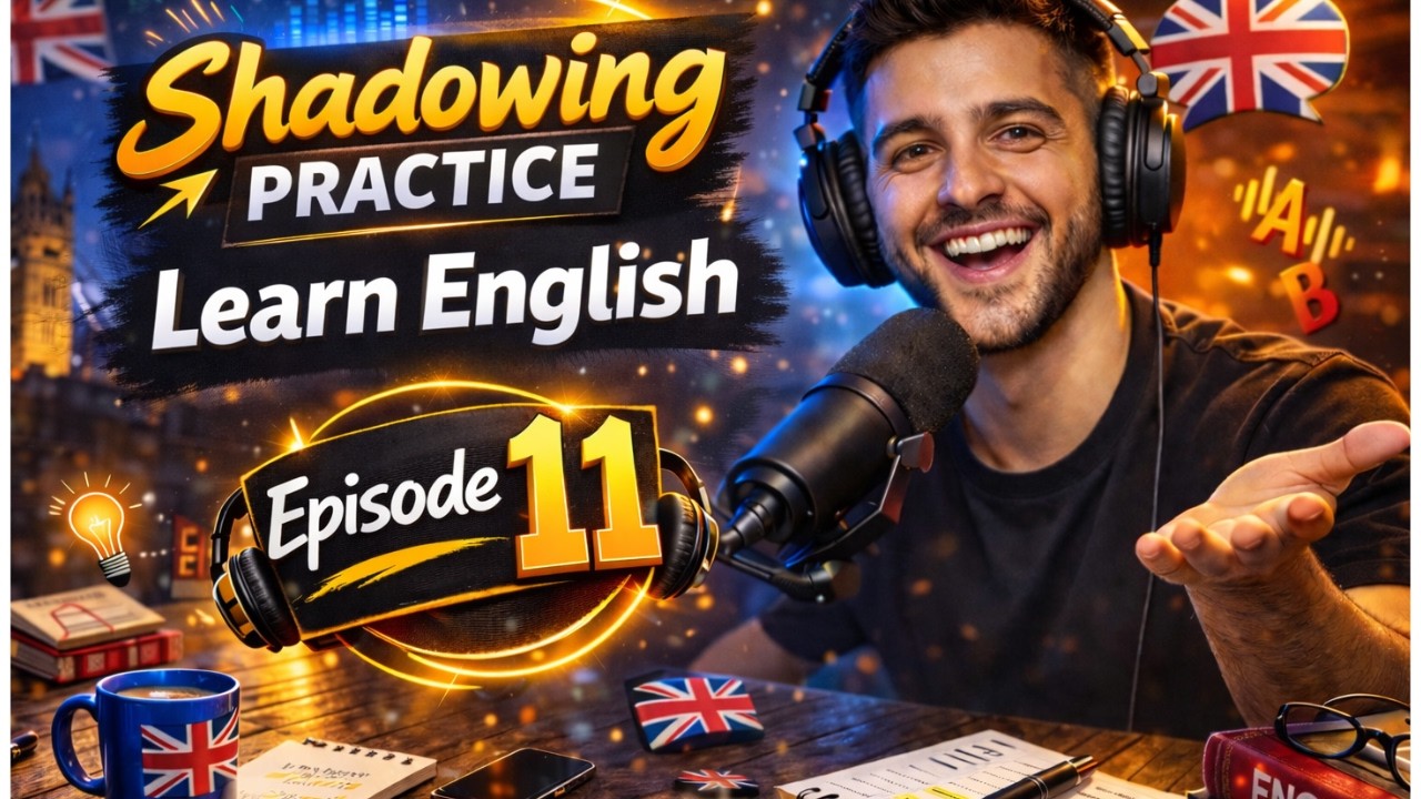 Shadowing with Hussein Learn English Words by Shadowing – Episode11
