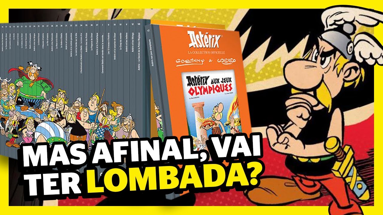 DETALHES SOBRE A VOLTA DE ASTERIX E A COLEÇÃO DE LOMBADA!