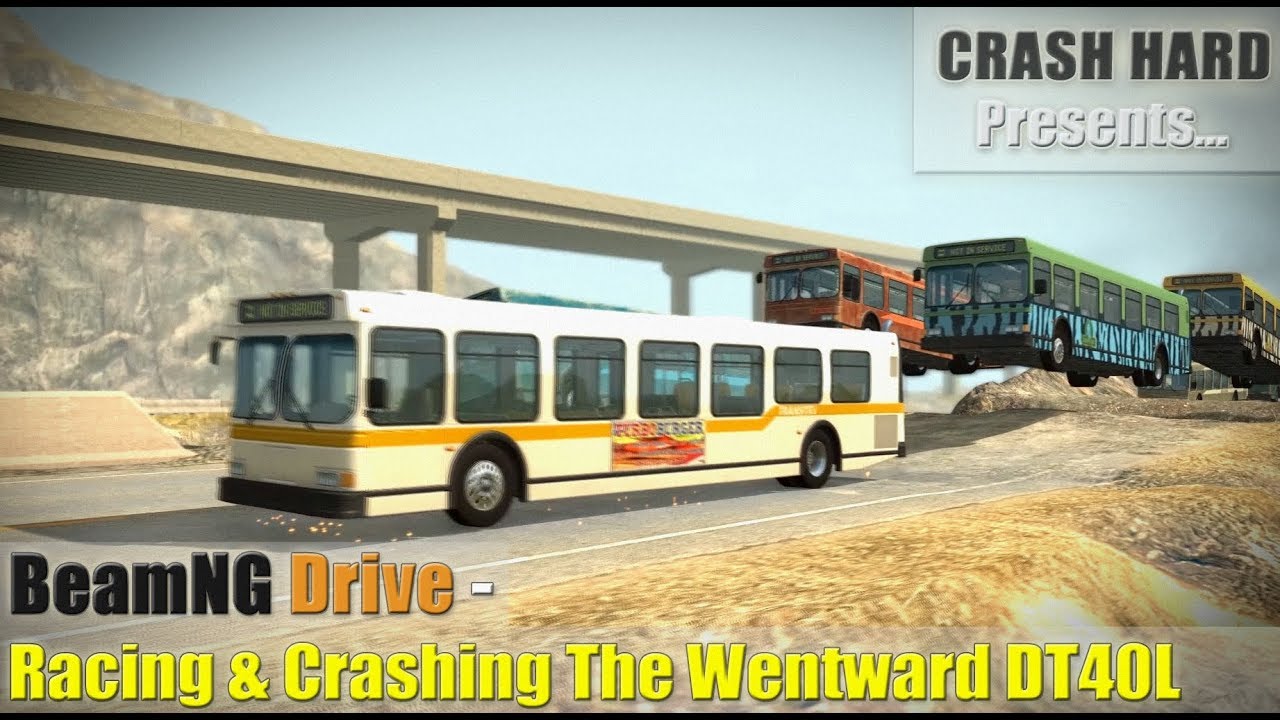 BeamNG Drive - Racing & Crashing The Wentward DT40L