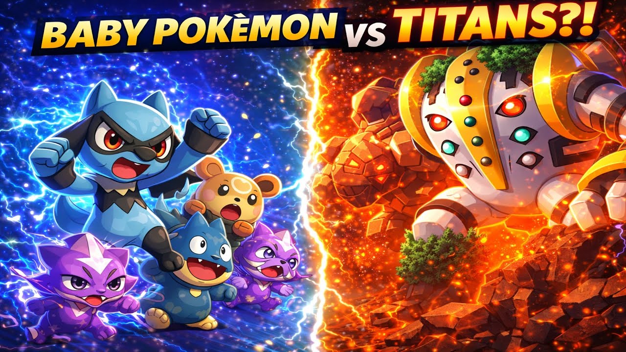 Pokémon Sword & Shield Link Battle | Baby Pokémon vs Titans… Can This Team Win?