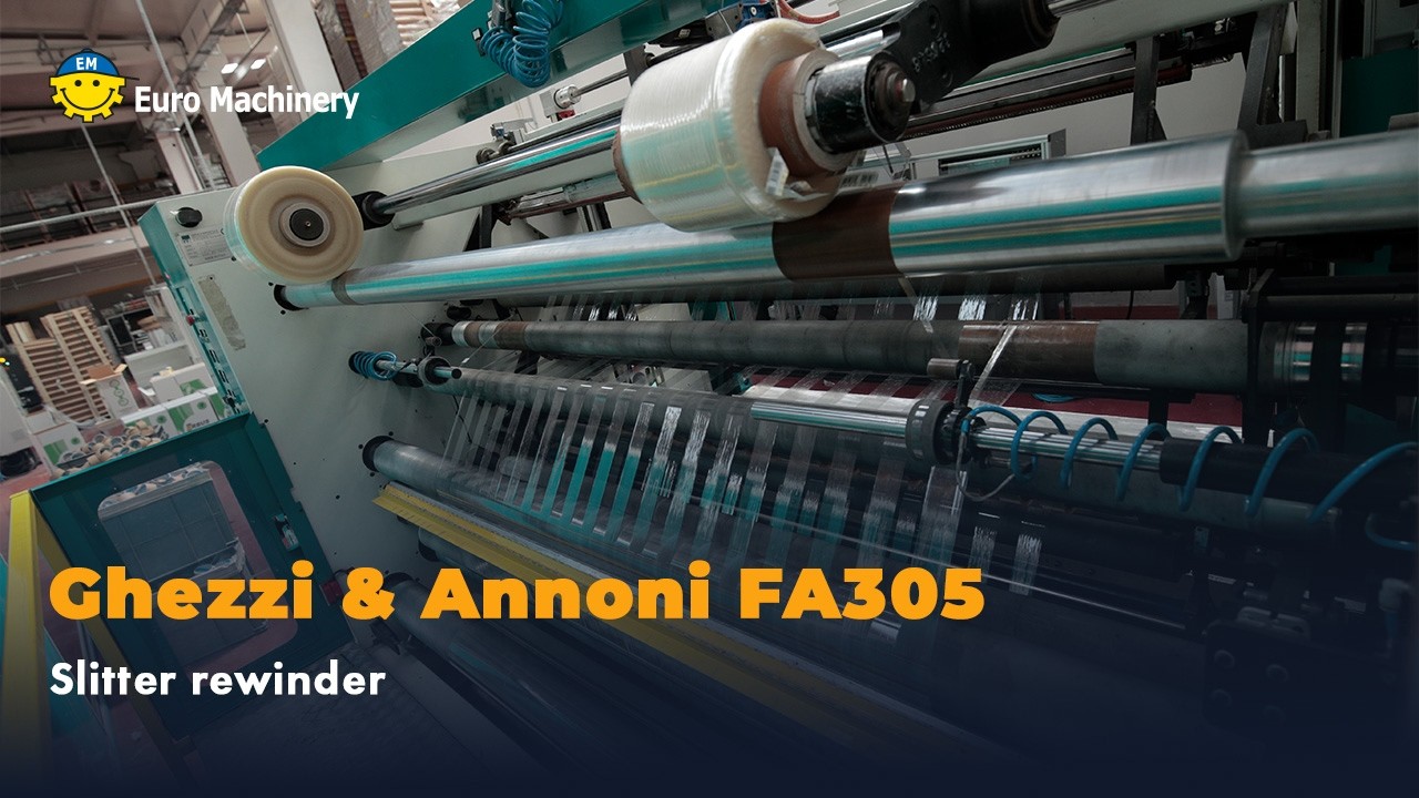 Boost Your Tape Production with FA305 Slitter – Ready for Immediate Use