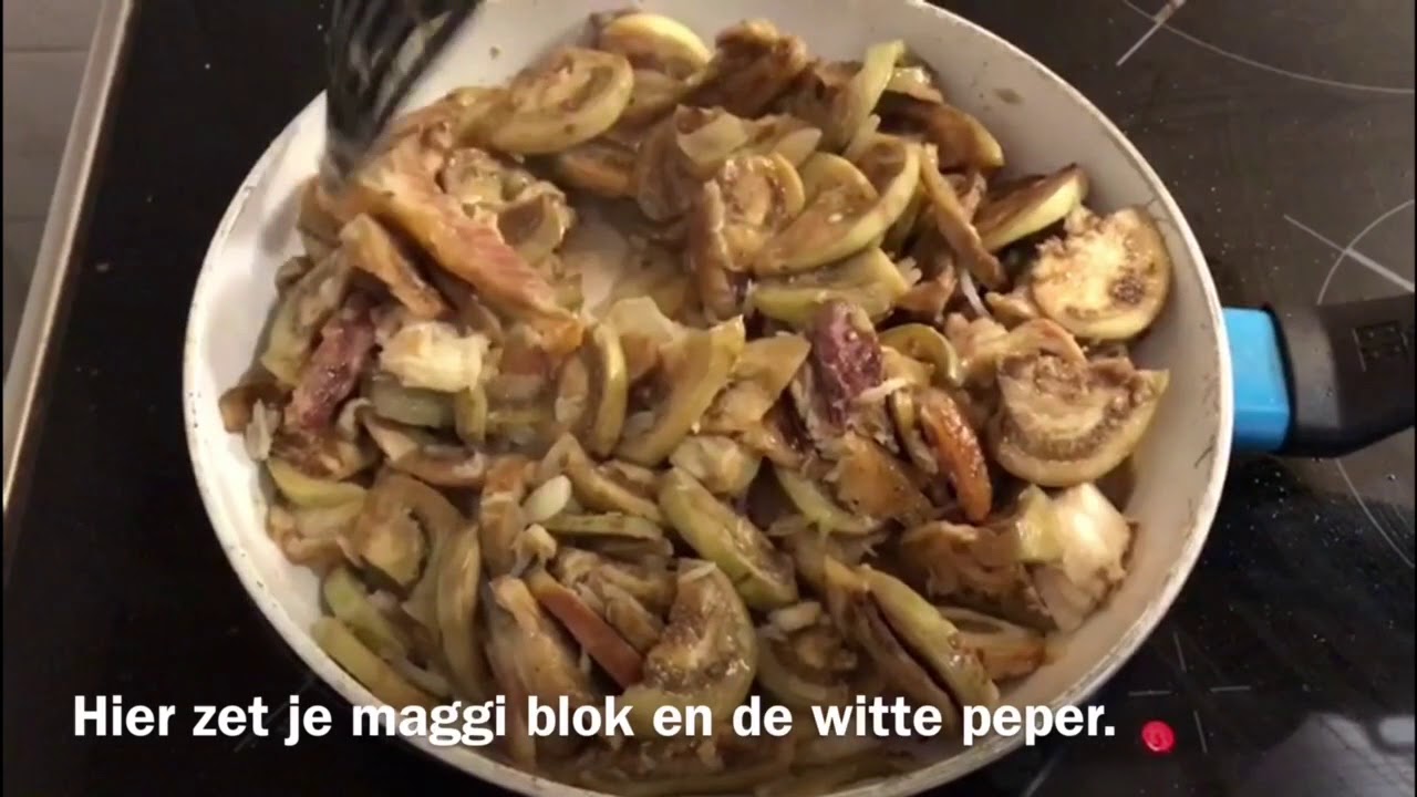Antroewa met droge vis