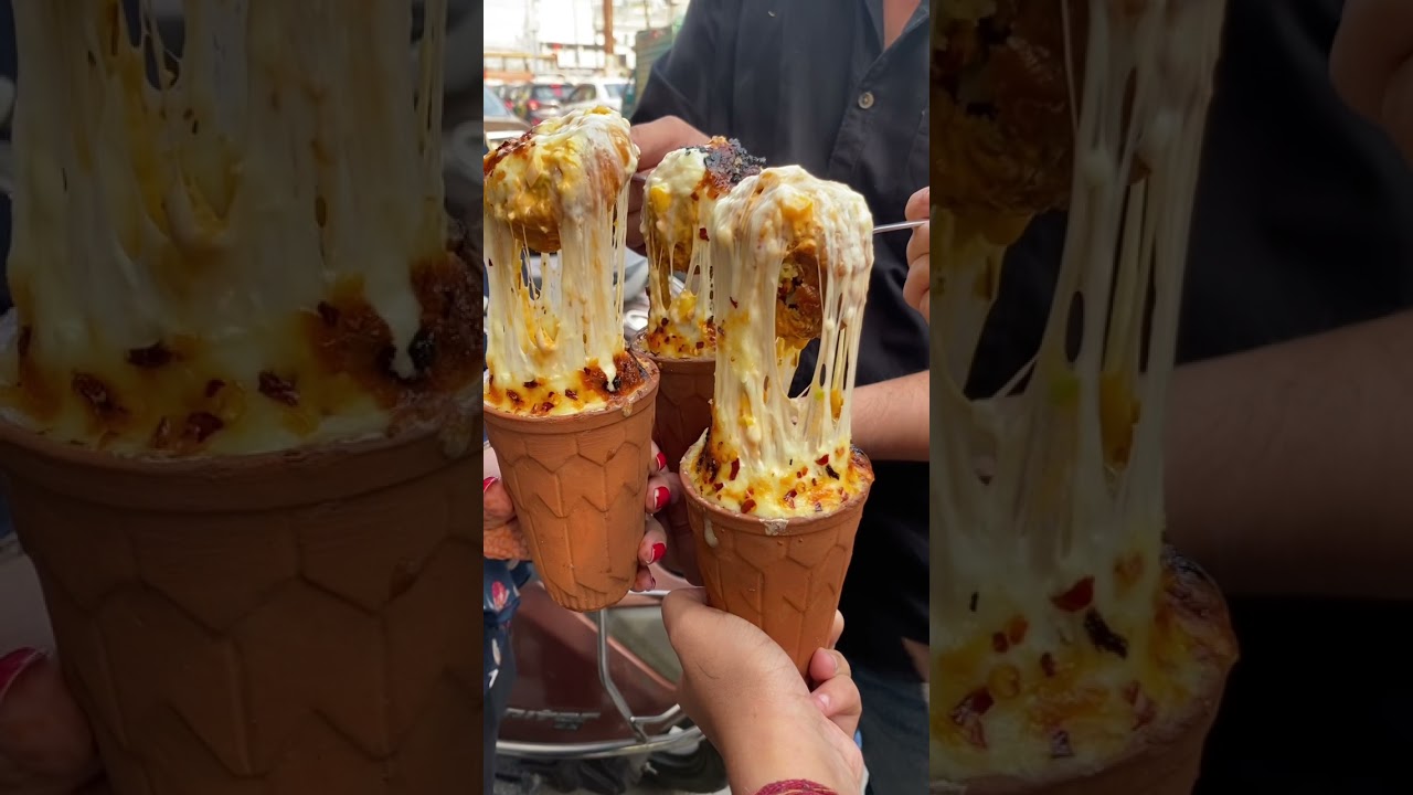 Biggest Cheese Pull | Kulhad Momos Pizza | 