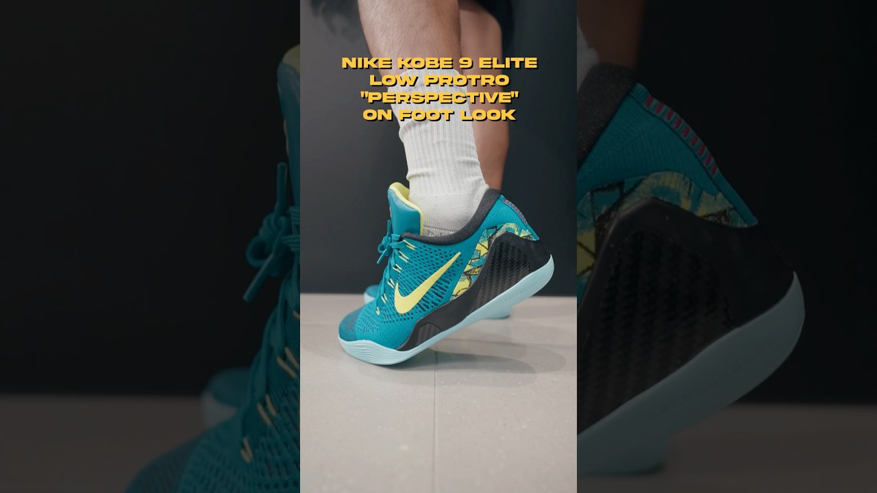 Nike Kobe 9 Elite Low Protro &ldquo;Perspective&rdquo; On Foot Look! 👀 #nike #kobebryant #basketballshoes