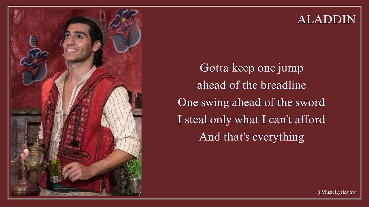 ONE JUMP AHEAD - MENA MASSOUD & CAST OF ALADDIN 2019