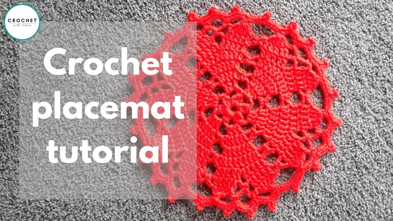 Crochet Floor Rug / Doily Heart Valentines Tutorial