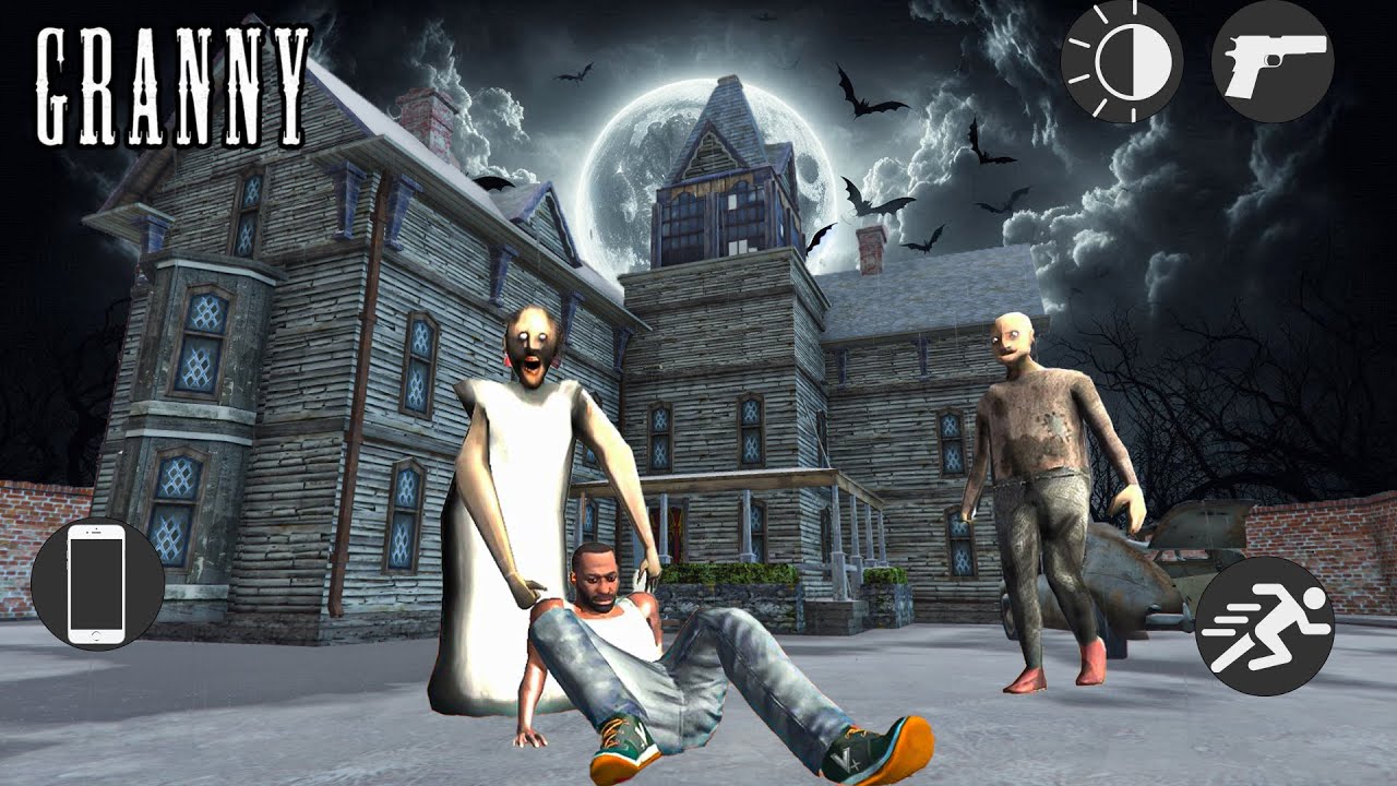 Franklin Play Granny Horror Game in Indian Bike Driving 3D