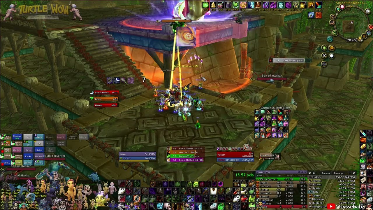 TurtleWoW Ambershire Zul'Gurub Speedrun 2:10 1/3/26 Affliction Warlock POV