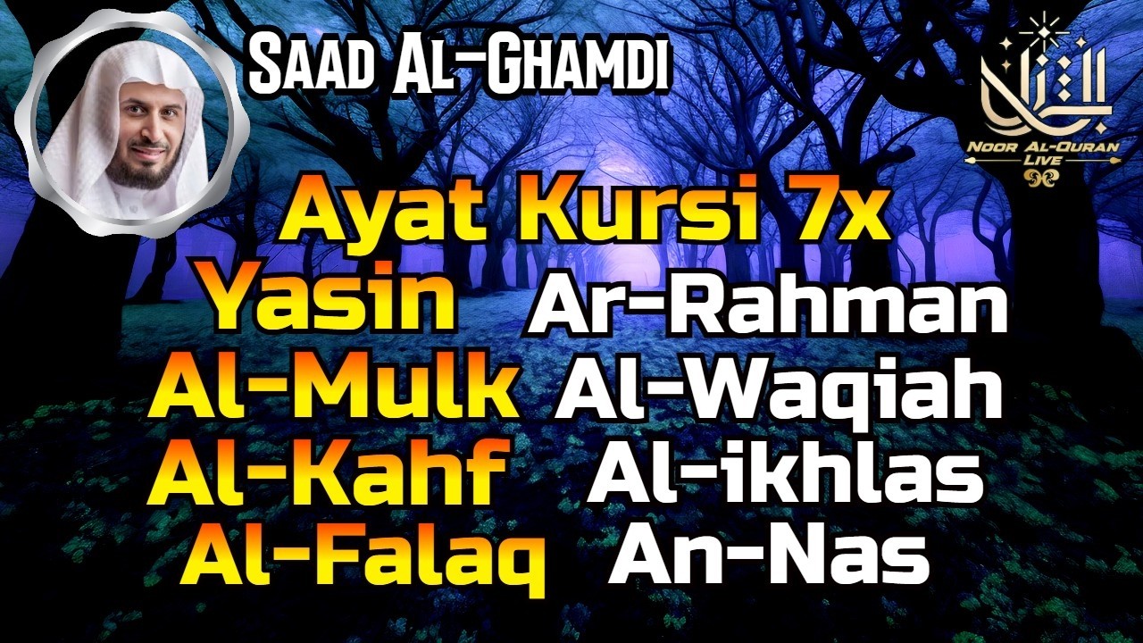 Beautiful Quran Recitation | Ayat Kursi, Yasin, Ar Rahman, Al Waqiah, Al Kahf, Al Mulk, Fatihah, Nas