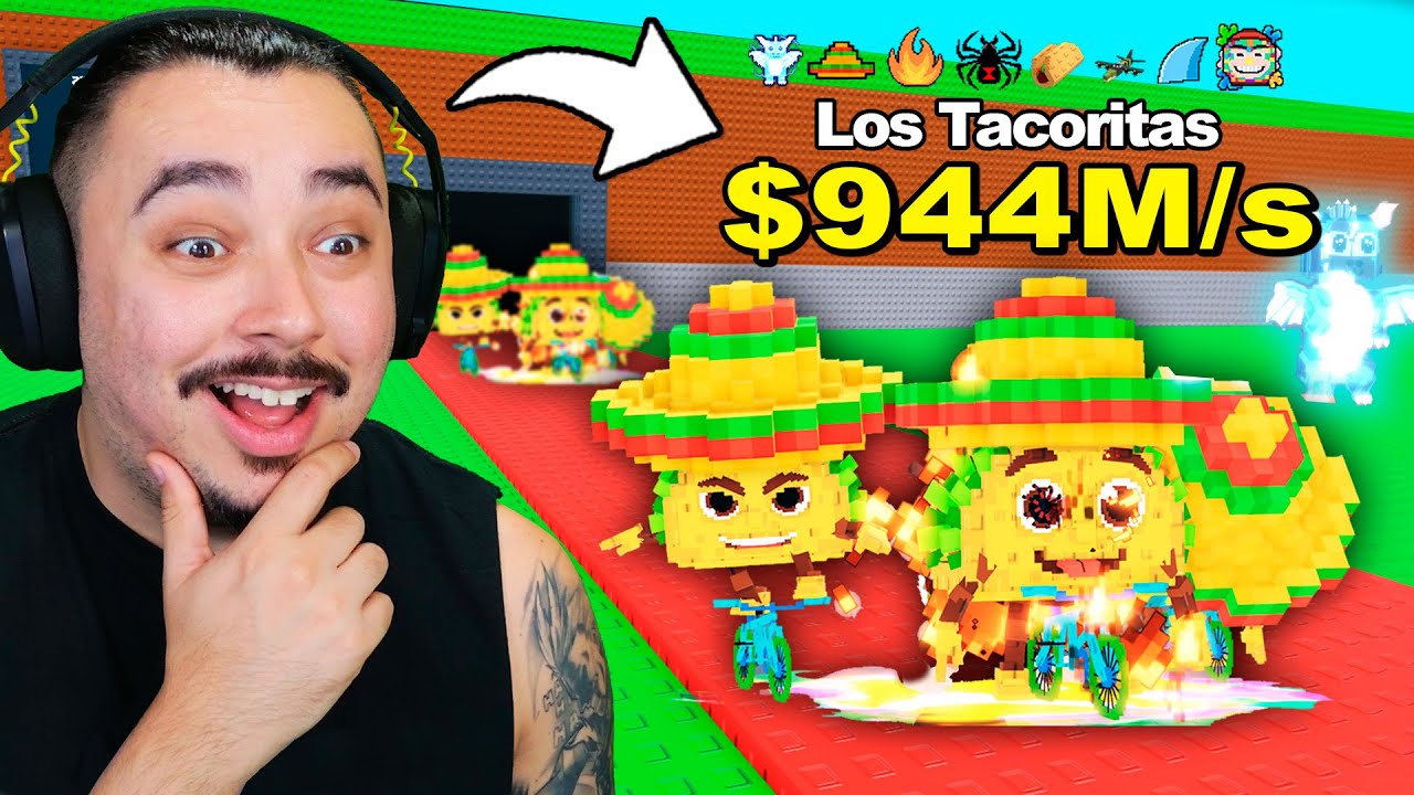 FIZ A LAS TACORITAS MAIS ROUBADA NA TERÇA DE TACO !! | ROUBE UM BRAINROT - ROBLOX