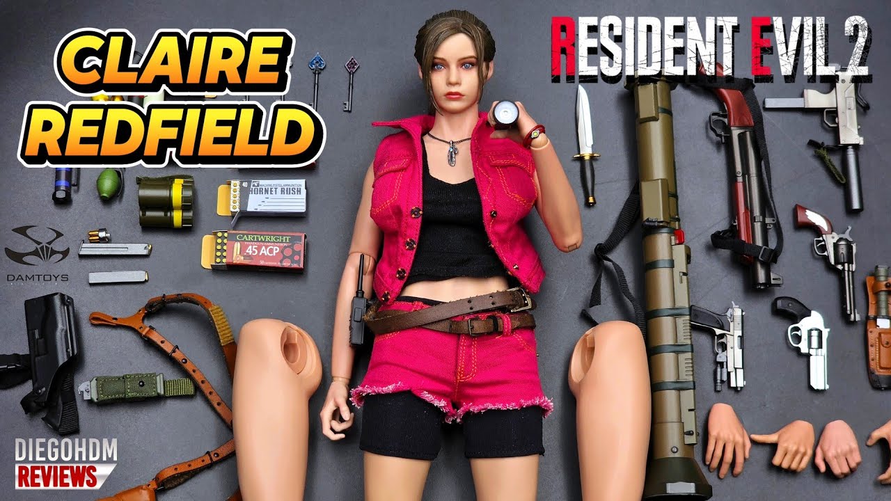 CLAIRE REDFIELD Resident Evil 2 Remake Damtoys Unboxing e Review