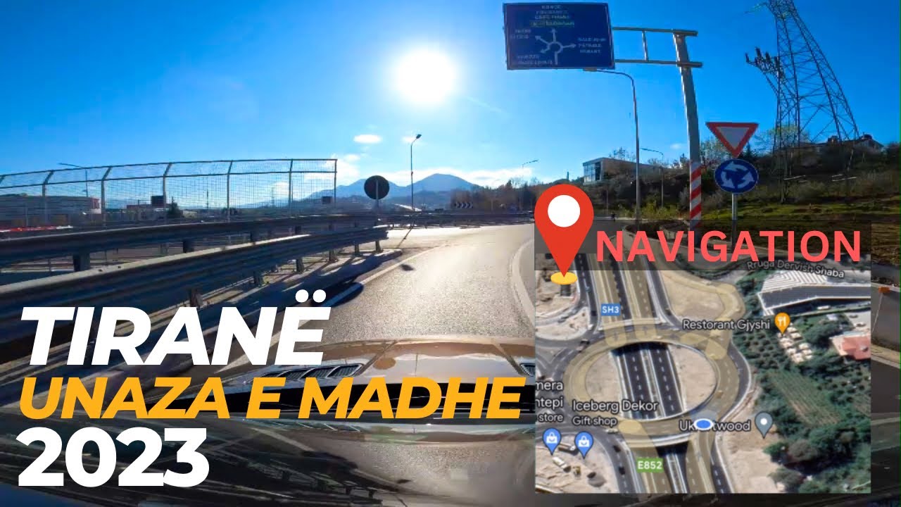 Tiranë, Unaza e Madhe 2023 | Car Driving - 🇦🇱 Albania @MTravelVlog