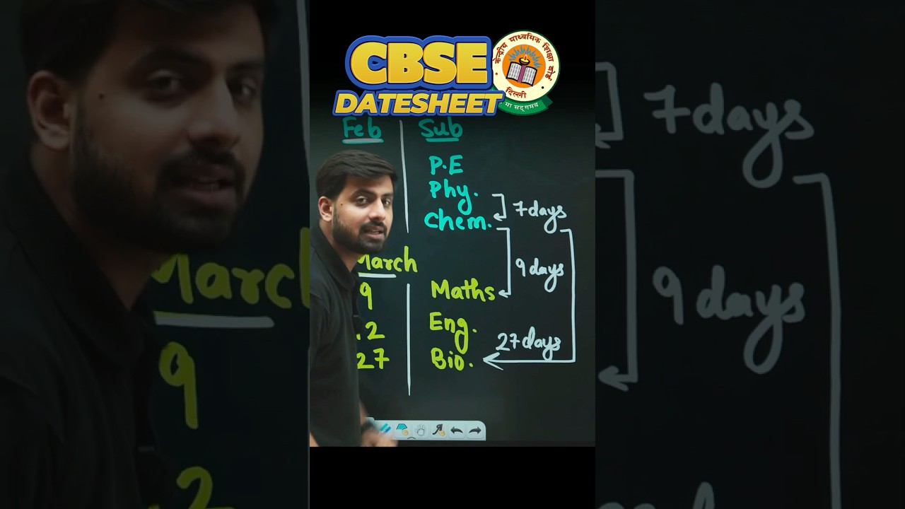 CBSE CLASS 12 DATE SHEET OUT | CBSE BIG UPDATE 🔥🔥 #cbseclass12 #cbsebigupdate #cbsedatesheet