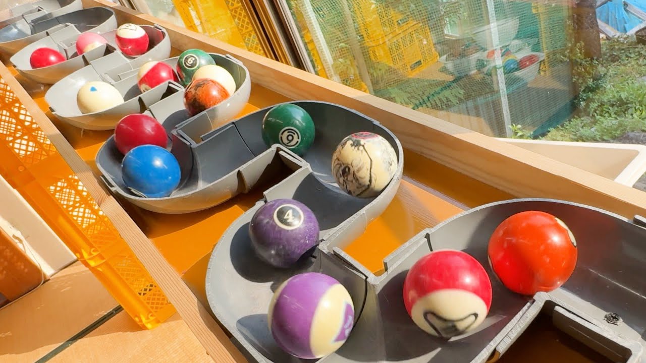 Two fun marble run courses. The creator's best choice. #ASMR