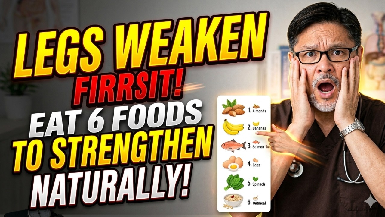Doctor Explain : Your Legs Weaken First! Eat These 6 Foods to Strengthen Them Naturally