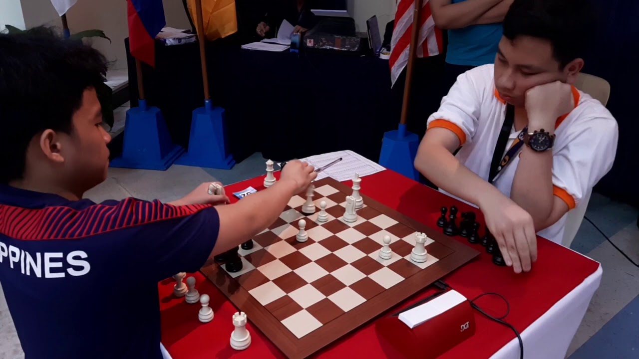 Eastern Asia Juniors Blitz Chess FM Daniel Hermawan Lumban (INA)-IM Daniel Quizon