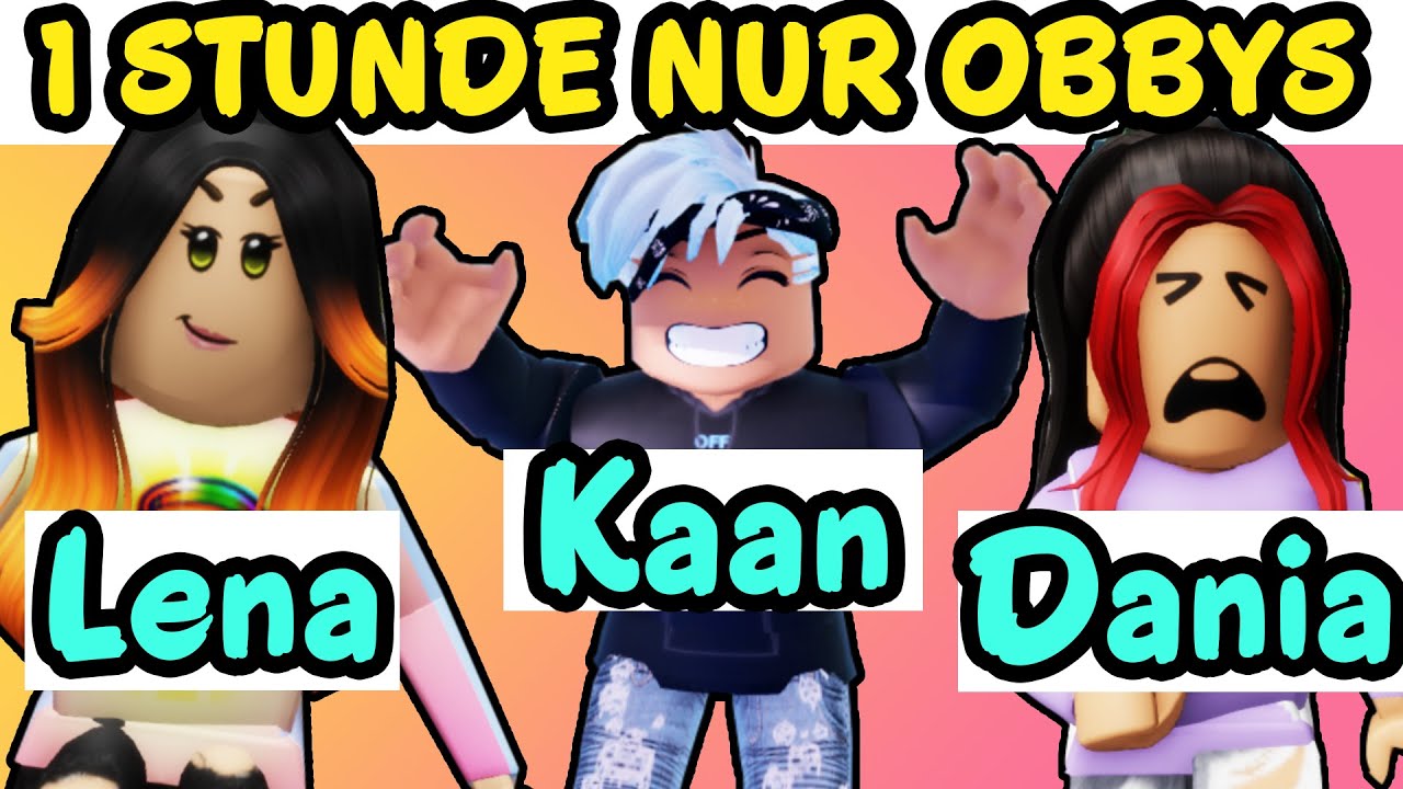 XXL OBBY VIDEO! 3 Freunde spielen 1 Stunden nur Obbys!
