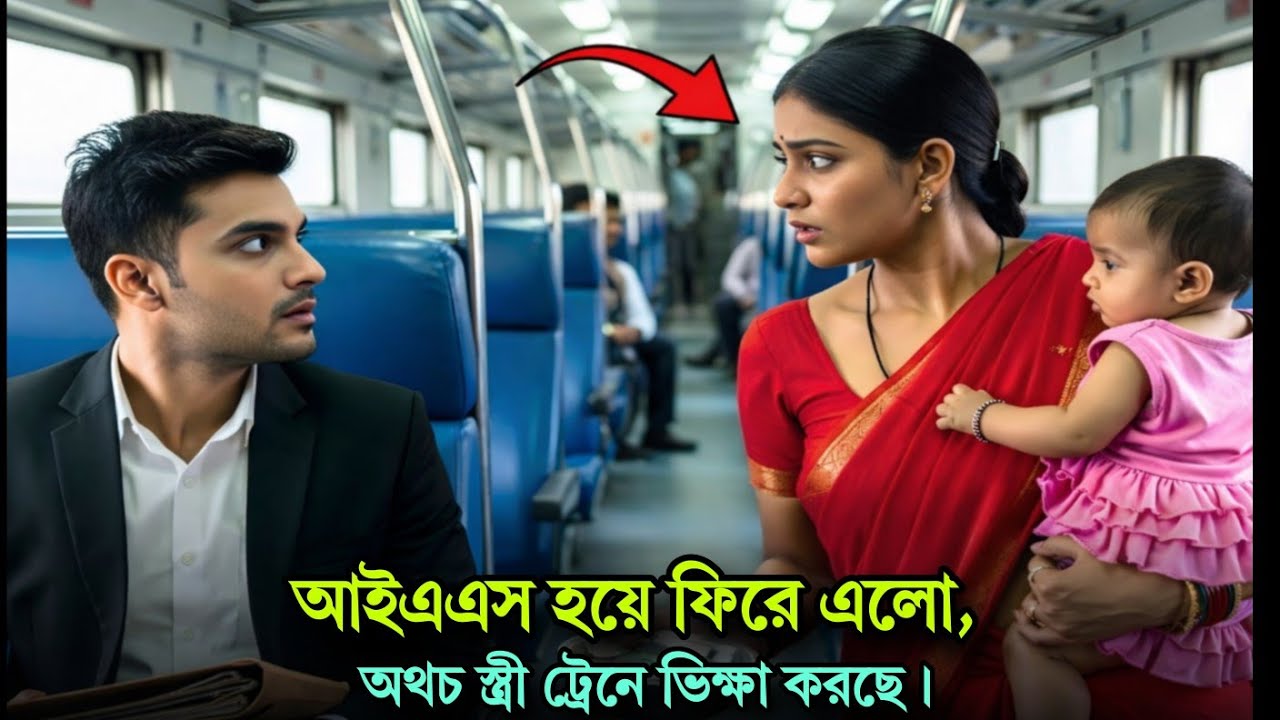 আইএএস হয়ে বাড়ি ফিরল স্বামী, কিন্তু ট্রেনে ভিক্ষা করা স্ত্রীকে দেখে চোখে জল। Bangla moral story 