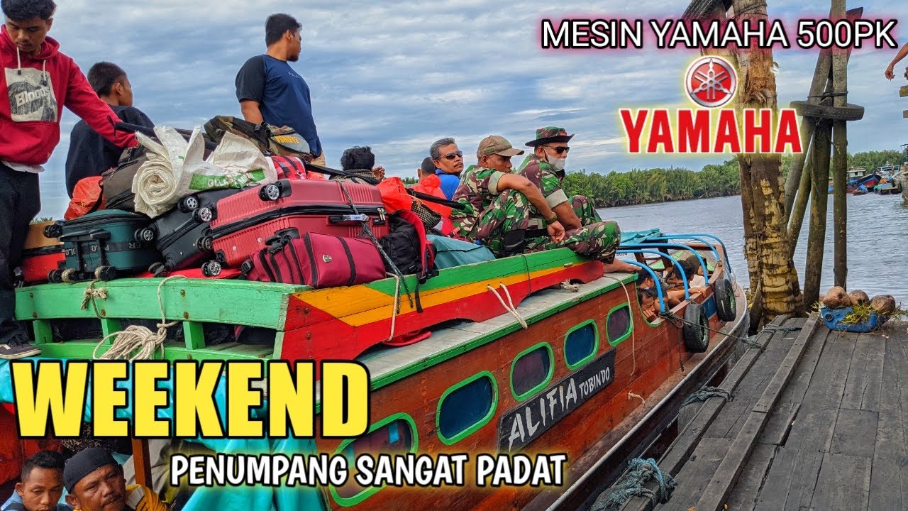 WEEKEND PENUMPANG SPEEDBOAT FULL SAMPAI KE ATAS TENDA 🔴 MESIN YAMAHA 500PK