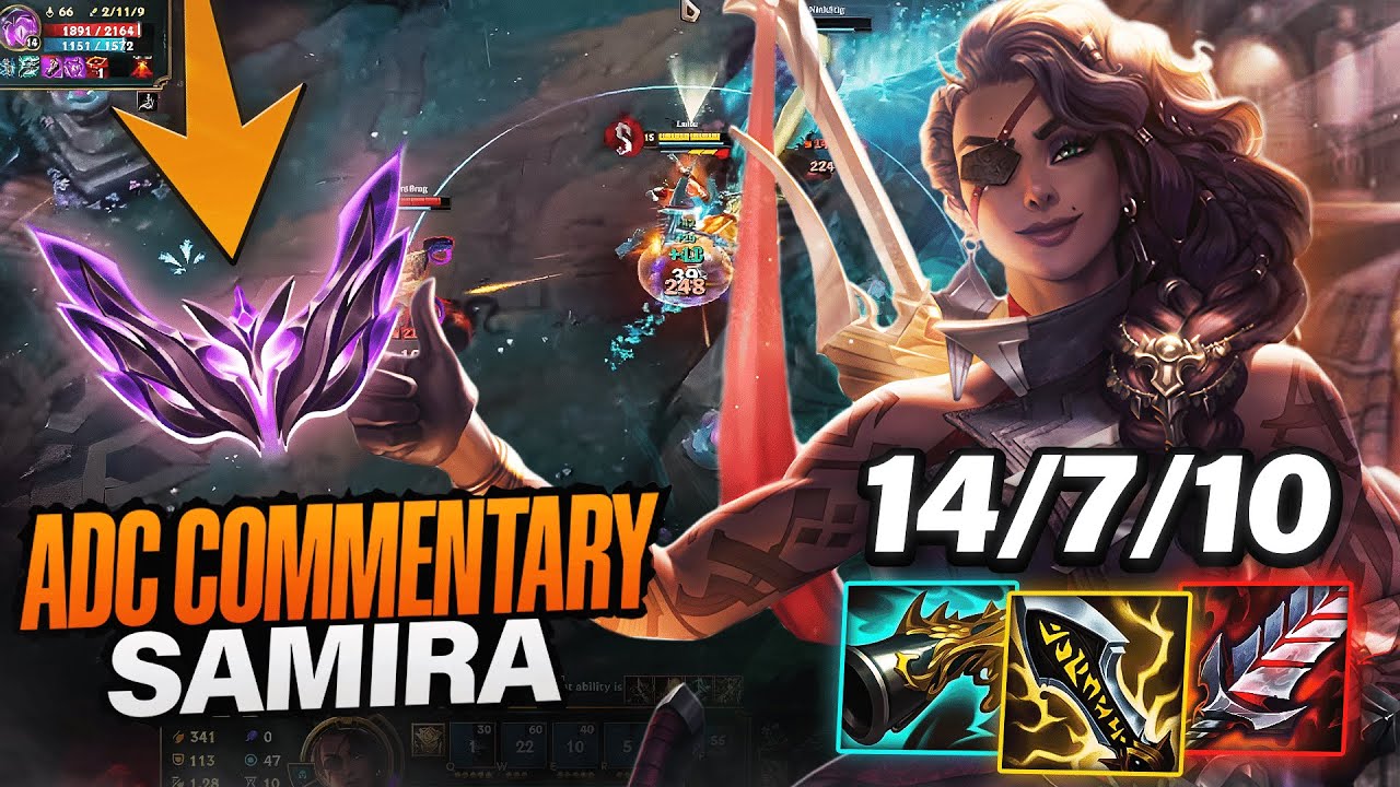 Samira ADC Guide: Winning from behind vs Caitlyn | High Elo Commentary