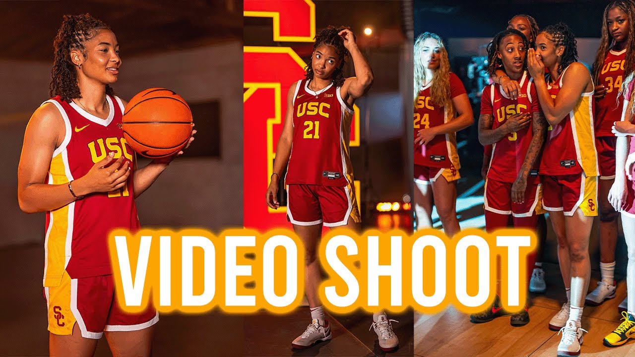 EXCITING Video Shoot Vlog (USC Women's Basketball Player)